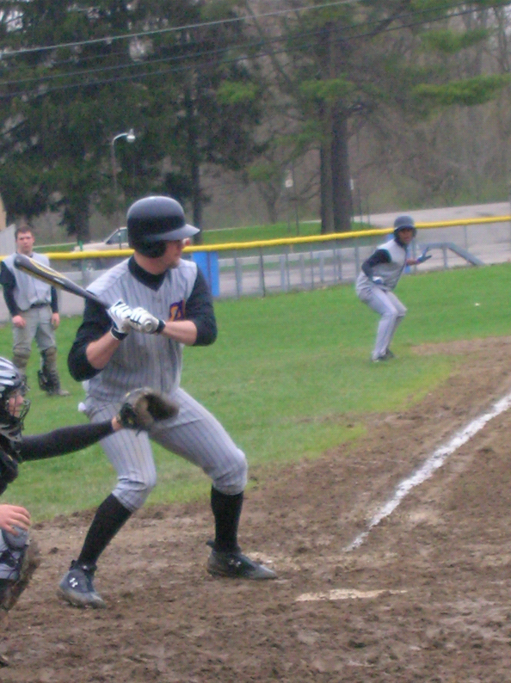 Jared Batting and Nick on third