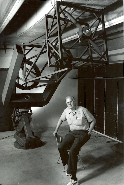 Austin Fellows telescope with John Stull